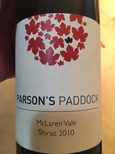 Parson Paddock Shiraz 2016
